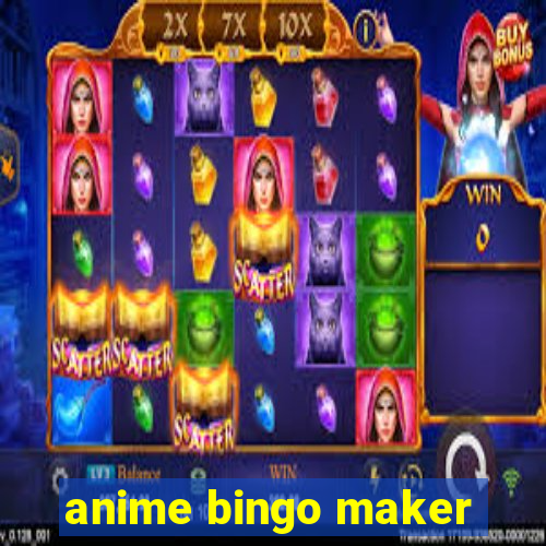 anime bingo maker